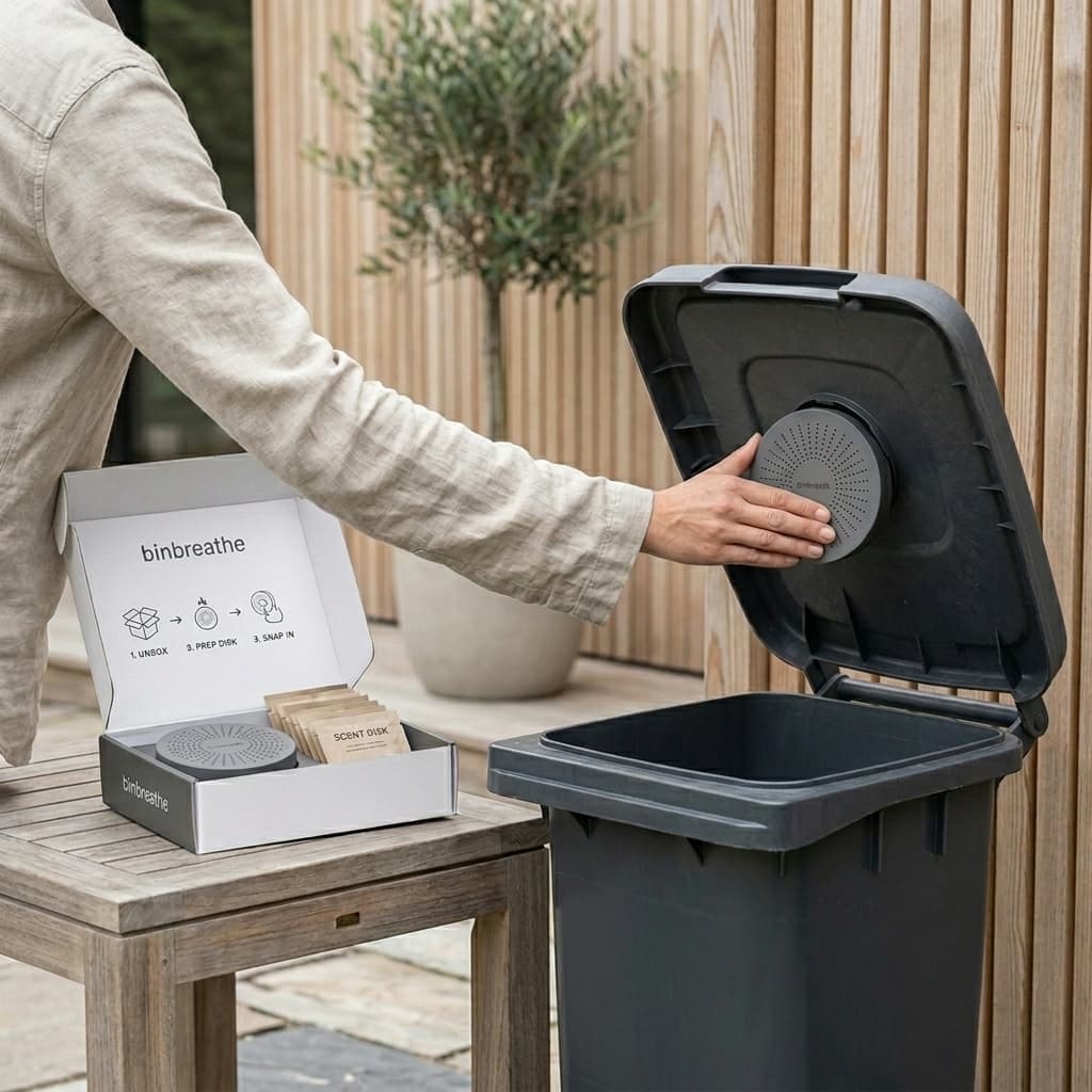 binbreathe monteret i låget
